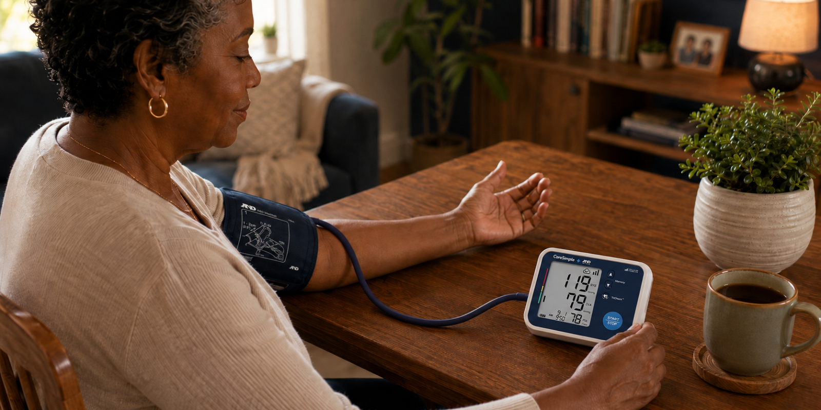 CareSimple + A&D Direct+ Blood Pressure Monitor with cuff