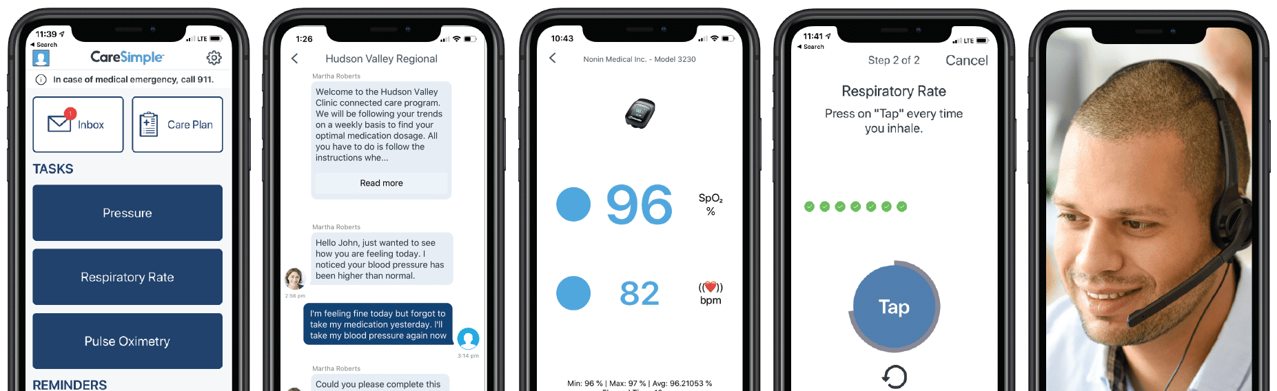 Patient app screenshots - cropped Patient app screenshots cropped
