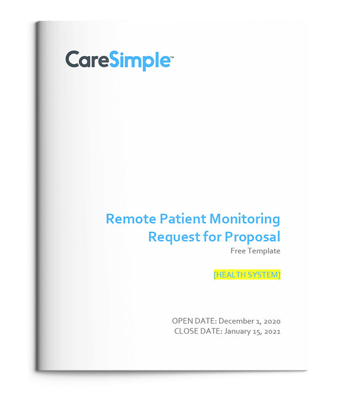 Remote Patient Monitoring RPM Request for Proposal RFP Free Template