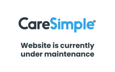 Le site web de CareSimple est actuellement en cours de maintenance