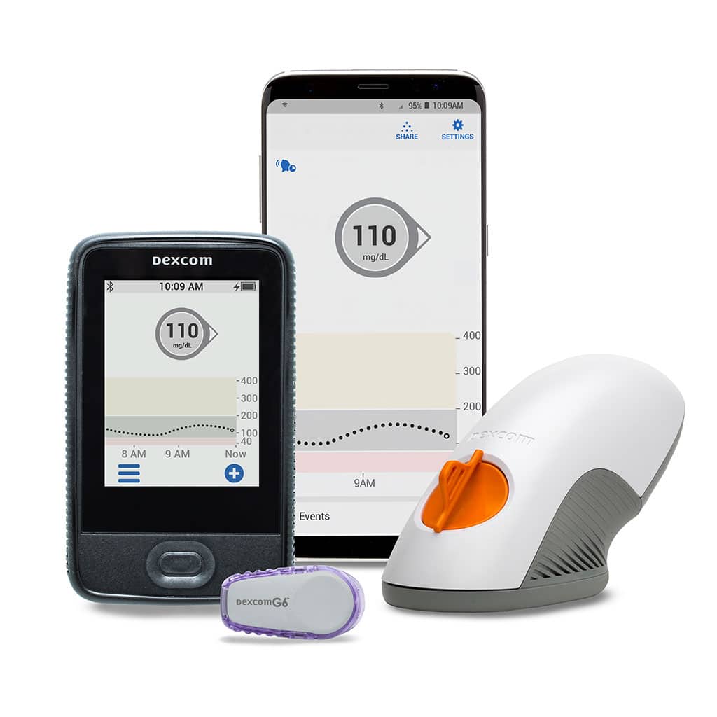 web1 Dexcom G6 Continuous Glucose Monitoring Kit