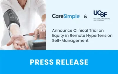 CareSimple & UCSF Announce Clinical Trial on Equity in Remote Hypertension Self-Management